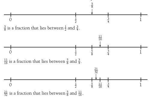fraction lines. 