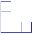 A 3-L pattern (consisting of 5 squares arranged in an “L” formation).