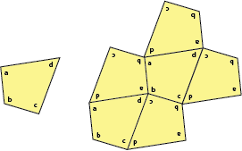 Tessellating quadrilaterals.