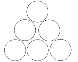 six circles. 