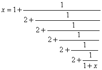 continued fraction.