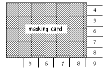 maskling card, 