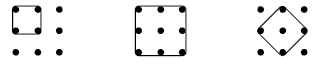 diagonal squares. 