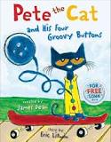 Cover of Pete the Cat and his four groovy buttons, by Eric Litwin.