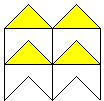 Diagram of an altered square tessellation.
