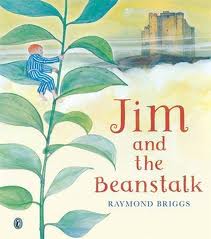 Cover of Jim and the Beanstalk, by Raymond Briggs.