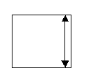 Square with vertical line