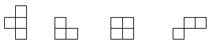square patterns. 