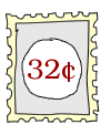 Image of a 32¢ stamp.
