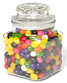 Decorative image of a lolly jar.
