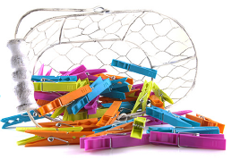 Decorative image of clothes pegs.