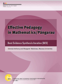 Effective Pedagogy in Pāngarau/Mathematics: Best Evidence Synthesis Iteration (BES)