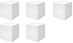 Image of 5 single cubes.