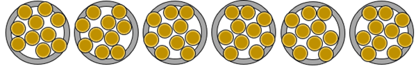 Image of six plates. Each holds 10 cookies.